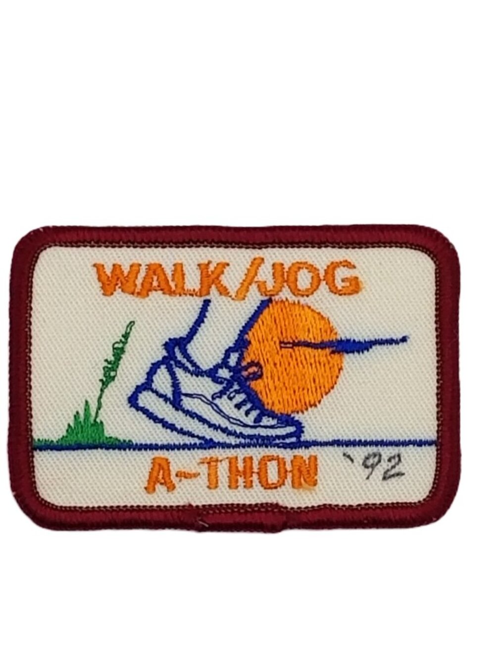 Vintage Cub Scout Walk Jog A Thon Patch BSA 1992 NOS